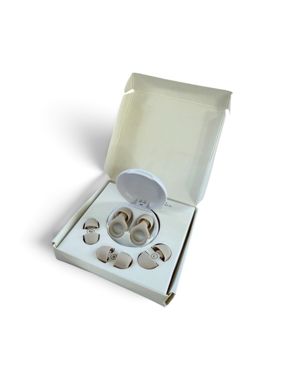 Wireless Earbuds in Taupe Cream with Holding Case